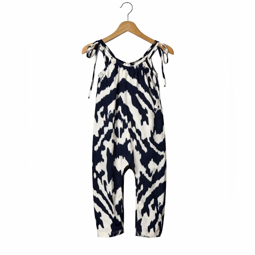 Small Shop Handmade Romper. Excellent Condition. Size 18/24 months. Navy